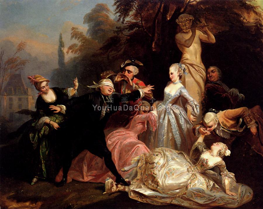 Blind Mans Buff - 尤金·皮埃尔·弗朗索瓦·吉罗